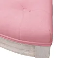 Banc Rose 110,5x45x49 cm Velours