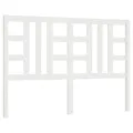 Tête de lit Blanc 166x4x100 cm Bois massif de pin