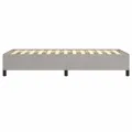 Cadre de lit Gris clair 100x200 cm Tissu