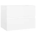 Armoire d'évier Blanc 60x38,5x45 cm Aggloméré