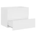 Armoire d'évier Blanc 60x38,5x45 cm Aggloméré