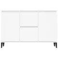 Buffet Blanc 104x35x70 cm Aggloméré