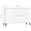 Buffet Blanc 104x35x70 cm Aggloméré