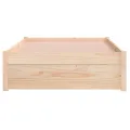 Cadre de lit Bois massif 90x200 cm