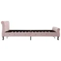 Cadre de lit Rose Velours 140 x 200 cm