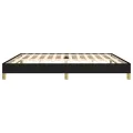 Cadre de Lit Noir 200x200 cm Tissu