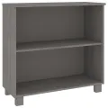 Buffet HAMAR Gris clair 85x35x80 cm Bois massif de pin