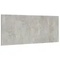 Tête de lit Gris béton 200x1,5x80 cm Bois d'ingénierie