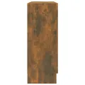 Armoire à vitrine Chêne fumé 82,5x30,5x80 cm Bois d'ingénierie