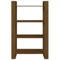 Bibliothèque/Cloison Marron miel 80x35x125 cm Bois massif