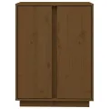 Buffet Marron miel 60x35x80 cm Bois massif de pin