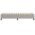 cadre de lit Gris clair 80x200 cm Tissu