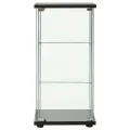 Armoire de rangement Verre trempé Noir