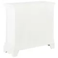 Buffet blanc 70x28x70 cm bois de pin massif