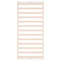 Cadre de lit Blanc 100x200 cm Bois massif