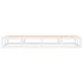Cadre de lit Blanc 100x200 cm Bois massif