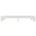 Cadre de lit Blanc Bois de pin massif 90 x 200 cm
