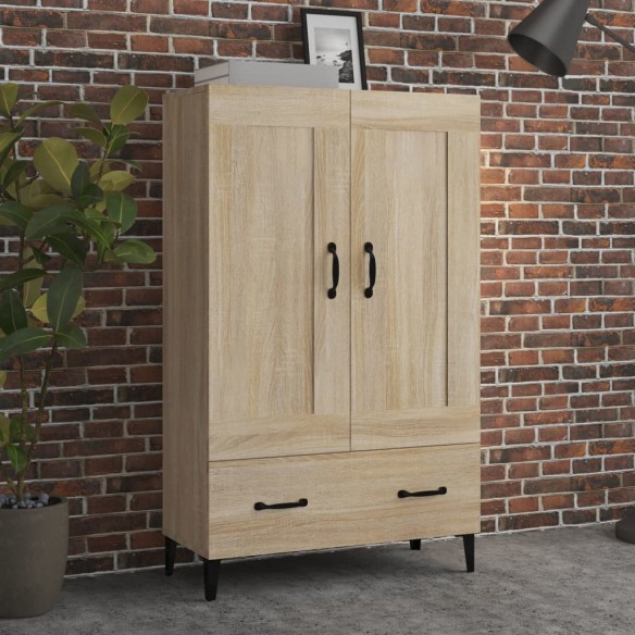 Buffet haut Chêne sonoma 70x31x115 cm Bois d'ingénierie