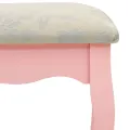 Ensemble de coiffeuse avec tabouret Rose 75x69x140 cm Paulownia