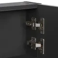 Armoire de salle de bain à miroir LED 62x14x60 cm
