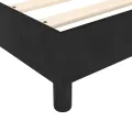 cadre de lit Noir 90x190 cm Velours