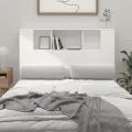 Armoire de tête de lit blanc 120x18,5x102,5 cm