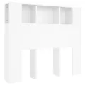Armoire de tête de lit blanc 120x18,5x102,5 cm