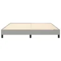 cadre de lit Gris clair 180x200 cm Tissu