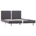 Cadre de lit Gris Similicuir 140 x 200 cm