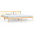 Cadre de lit bois de pin massif 180x200 cm super king