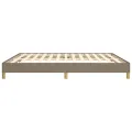 Cadre de lit Taupe 180x200 cm Tissu