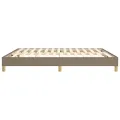 cadre de lit Taupe 180x200 cm Tissu