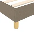 cadre de lit Taupe 180x200 cm Tissu
