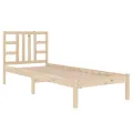 Cadre de lit bois massif 90x190 cm simple