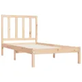 Cadre de lit bois de pin massif 90x190 cm simple