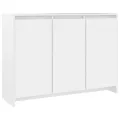 Buffet Blanc 102x33x75 cm Aggloméré