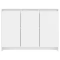 Buffet Blanc 102x33x75 cm Aggloméré