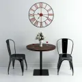 Horloge murale Métal 58 cm Rouge