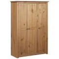 Garde-robe à 3 portes 118x50x171,5 cm Pin Assortiment Panama