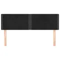 Têtes de lit 2 pcs Noir 72x5x78/88 cm Velours