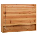Armoire à miroir de salle de bain LED Chêne 80x15x60 cm MDF