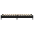 cadre de lit Noir 100x200 cm Tissu