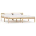 Cadre de lit Bois de pin massif 160 x 200 cm