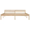 Cadre de lit Bois de pin massif 160 x 200 cm