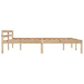 Cadre de lit Bois de pin massif 160 x 200 cm
