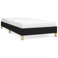 Cadre de lit Noir 100x200 cm Tissu