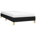 Cadre de lit Noir 100x200 cm Tissu