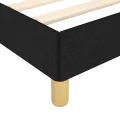 Cadre de lit Noir 100x200 cm Tissu