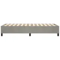 cadre de lit Gris clair 80x200 cm Velours