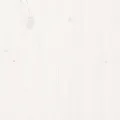 Cadre de lit Blanc Bois massif 120x190 cm Petit Double
